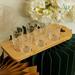 Vassoio Bamboo Claraluna con 6 bicchierini in vetro