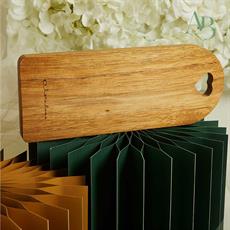 Tagliere acacia grande Claraluna con foro