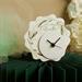 Orologio Claraluna in gesso decoro ulivo