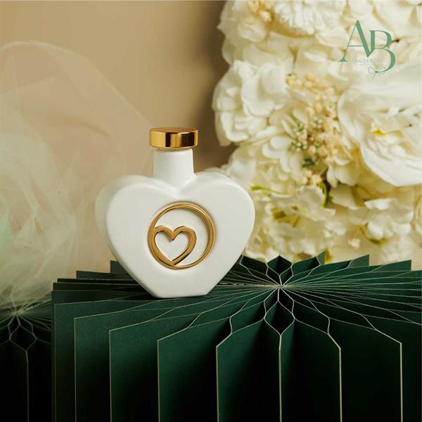Oliera cuore Claraluna con applicazione cuore oro