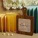 Tagliere acacia Claraluna con foro decoro amore