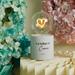 Lampada cuore Claraluna bianca con luce led