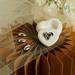 Scatolina cuore Claraluna in gesso con applicazione silver