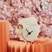 Orologio Claraluna in gesso per battesimo femmina
