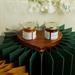 Vassoio Claraluna in acacia con set marmellate frutti di bosco e albicocca