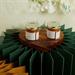 Vassoio Claraluna in acacia con set marmellate fichi e albicocca