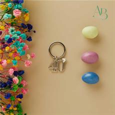 Portachiave Claraluna piccolo colore silver numero 40