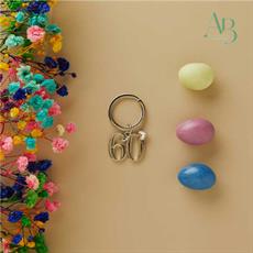 Portachiave Claraluna piccolo colore silver numero 60