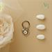 Portachiave Claraluna piccolo colore silver con cuore