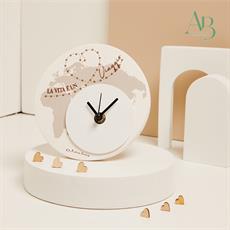 Orologio Claraluna in gesso decoro viaggio