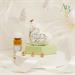 Oliera Claraluna piccola in porcellana a forma di cuore con olio 60 ml