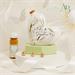 Oliera Claraluna grande in porcellana a forma di cuore con olio 60 ml