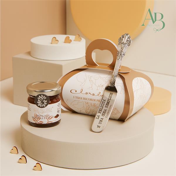 Crema nocciola 40 grammi Claraluna con coltellino