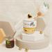 Portamiele Claraluna in porcellana con decoro gold con miele 40 grammi
