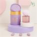 Diffusore Claraluna piccolo viola con tappo in gesso