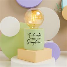 Lampada Claraluna di colore verde con led