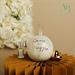 DIFFUSORE GLOBO GRANDE CON CUORE ORO ROSA 10X7,5X7,5