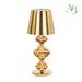 Lampada oro royal venice h.26cm con scatola regalo