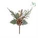 Pick natalizio con bacche oro h.21cm