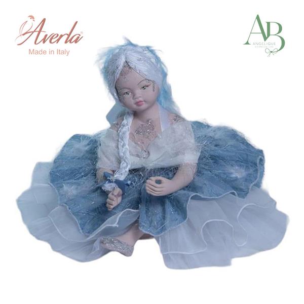 Principessa delle nevi in capodimonte 19xh.24cm con scatola regalo