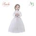 Bimba comunione in porcellana di capodimonte h.21cm con scatola regalo