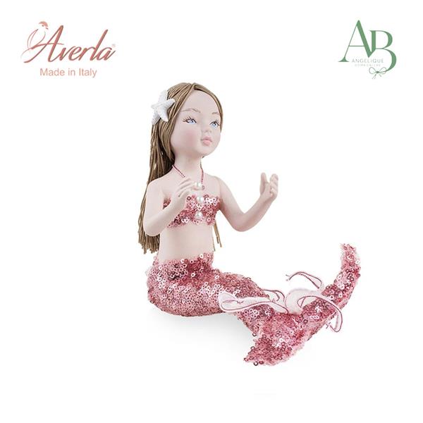 Sirena in porcellana di capodimonte h.15cm con scatola regalo
