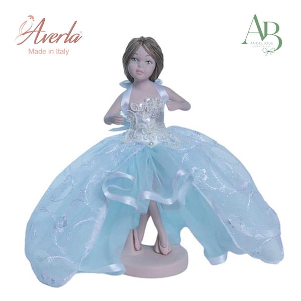 Bimba comunione in porcellana di capodimonte h.22cm con scatolo regalo