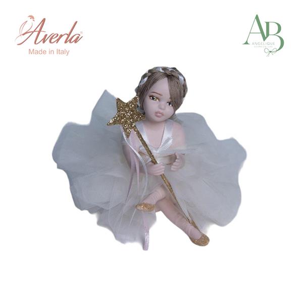 Fatina in porcellana di capodimonte h.12cm con scatola regalo
