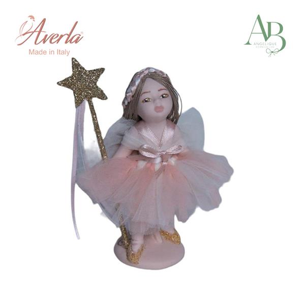 Fatina in porcellana di capodimonte h.13cm con scatola regalo