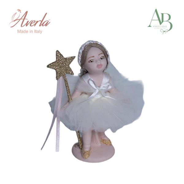Fatina in porcellana di capodimonte h.13cm con scatola regalo