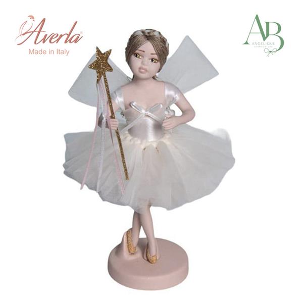 Fatina in porcellana di capodimonte h.26cm con scatola regalo