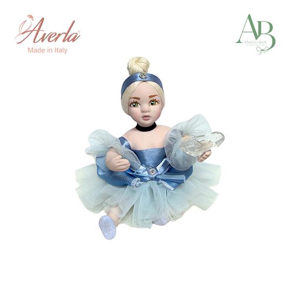 Principessa Cindry Averla in porcellana di capodimonte  h.9cm con scatola regalo