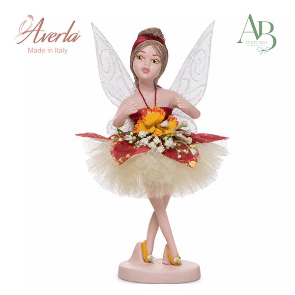 Fatina Averla in porcellana di capodimonte h.22cm con scatola regalo