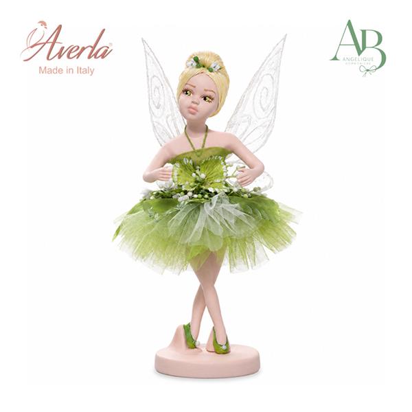 Fatina Averla in porcellana di capodimonte h.18,5cm con scatola regalo