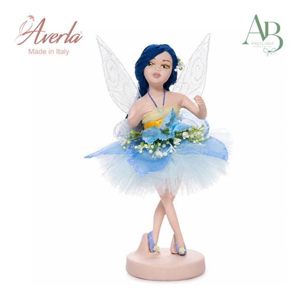 Fatina Averla in porcellana di capodimonte h.18,5cm con scatola regalo