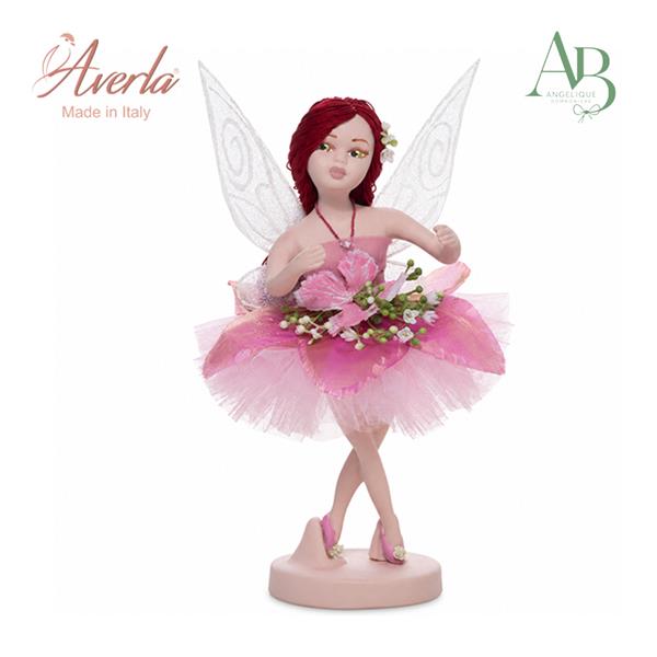 Fatina Averla in porcellana di capodimonte h.18,5cm con scatola regalo