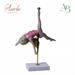 Ginnasta Averla poldance in porcellana di capodimonte  17,5xH.18Cm con scatola regalo