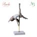 Ginnasta Averla poldance in porcellana di capodimonte  17,5xH.18Cm con scatola regalo