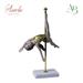 Ginnasta Averla poldance in porcellana di capodimonte  17,5xH.18Cm con scatola regalo
