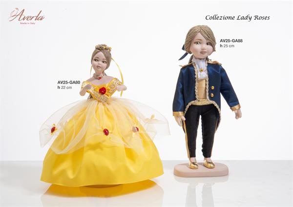 BAMBOLA IN PIEDI MEDIA H.22 COLLEZIONE LADY ROSES