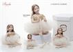 BALLERINA SEDUTA GRANDE AVORIO COLLEZIONE CHARLOTTE