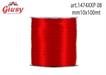 Nastro doppio raso 10mm rotolo da 100 metri di colore rosso